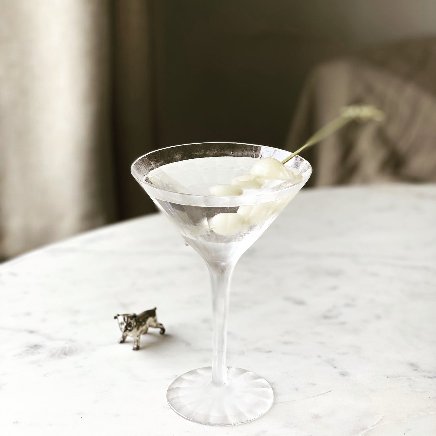 English Crystal Martini Glass