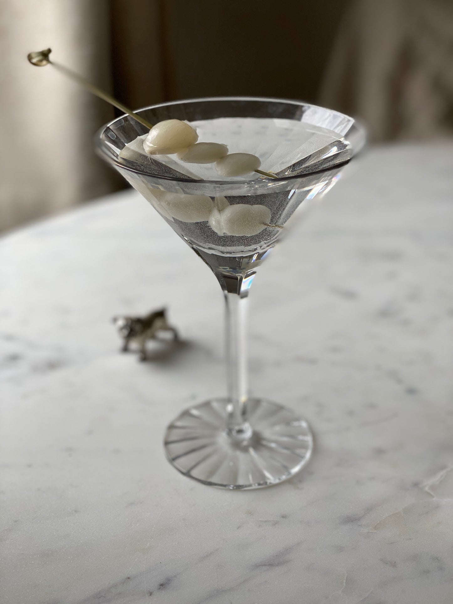 English Crystal Martini Glass